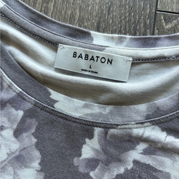 Babaton Grey Floral T-Shirt - Picture 2 of 4